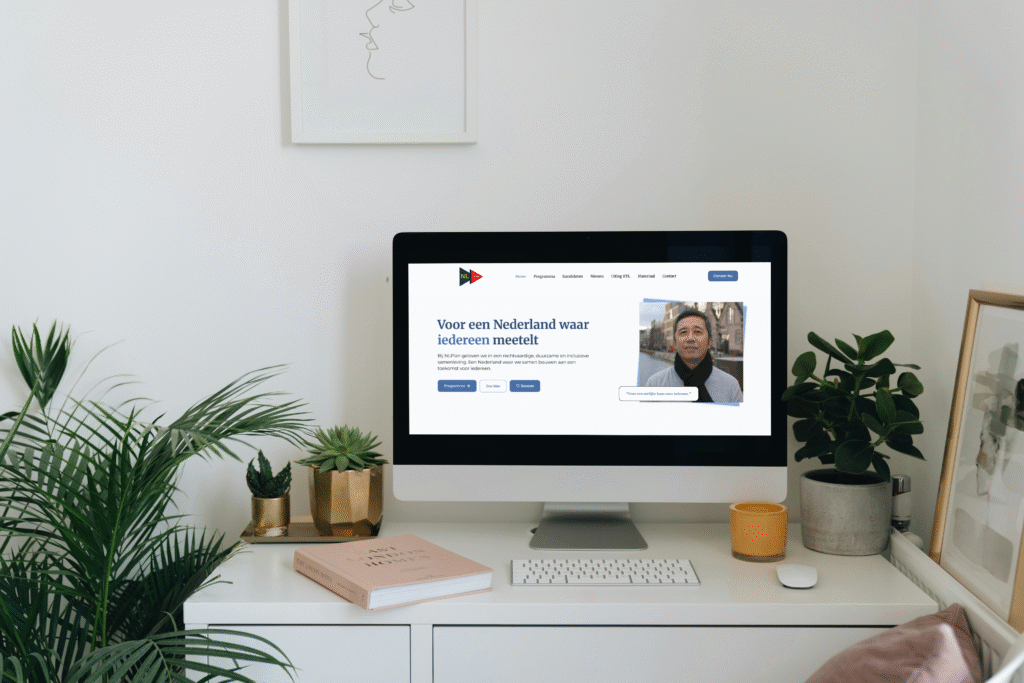 nlplan nederland met een plan politiek website den haag en scheveningen webdesign goedkoop