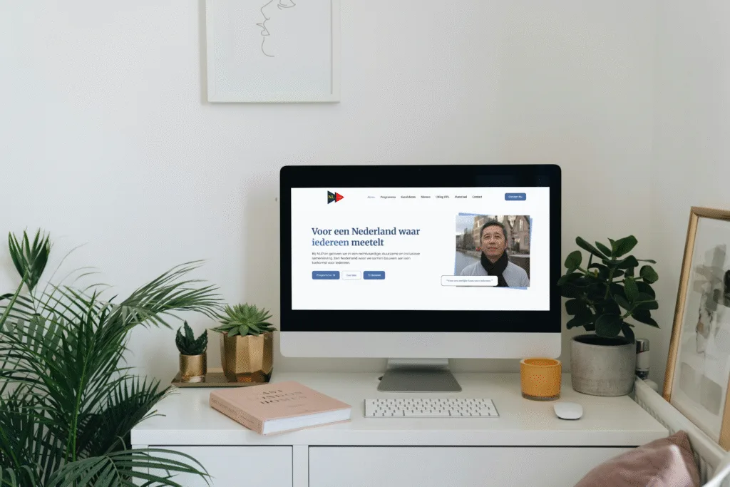 nlplan nederland met een plan politiek website den haag en scheveningen webdesign goedkoop